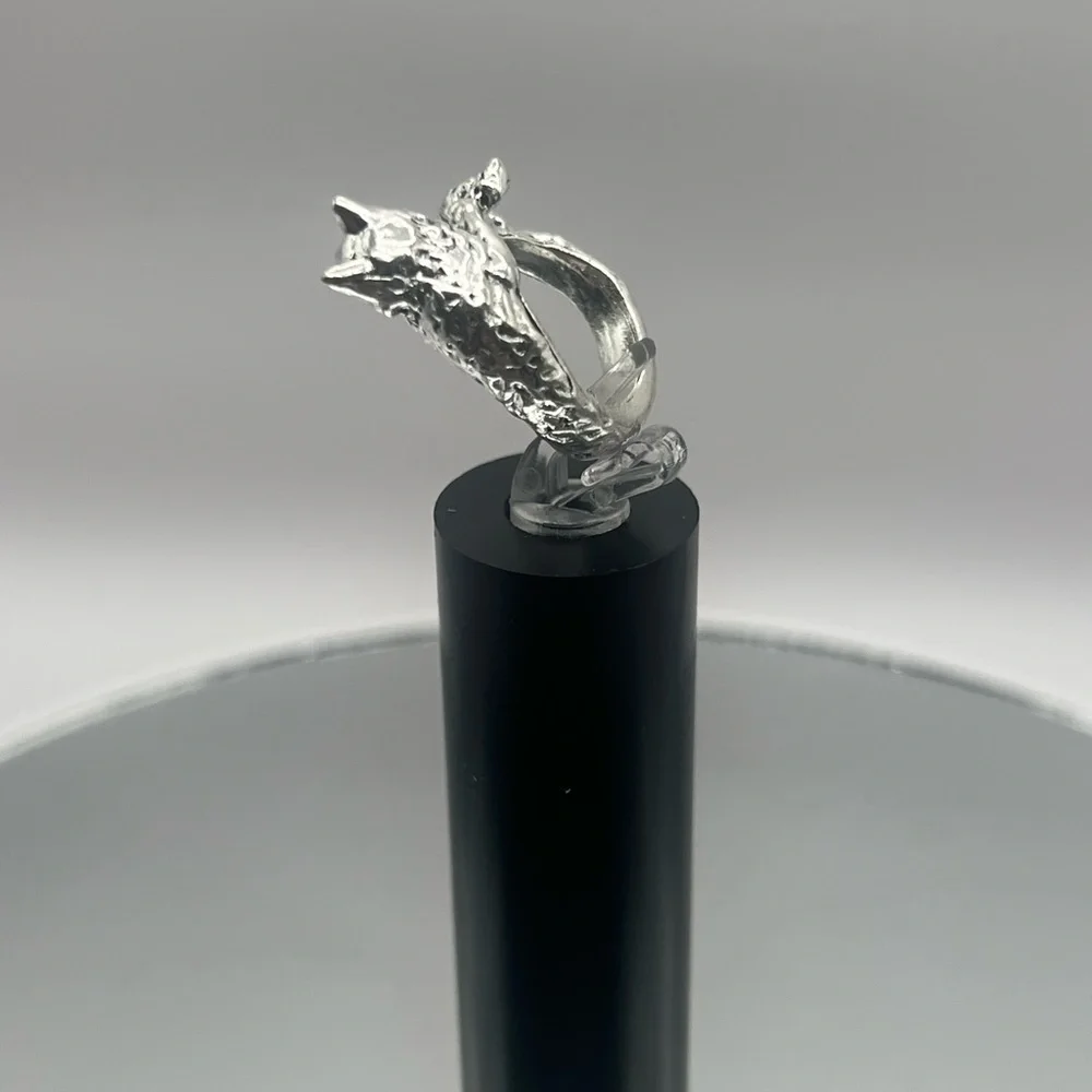Brand New Silver Cat Ring